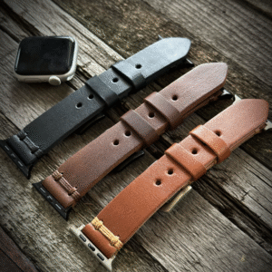 Deri Apple Watch Kayışı (Çift kat sargı)